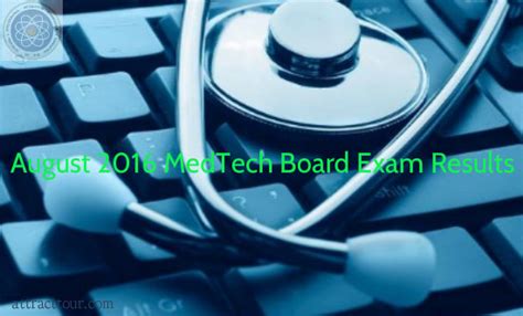 2016 medtech board exam result|Congratulations! August 2016 MedTech Board Exam .
